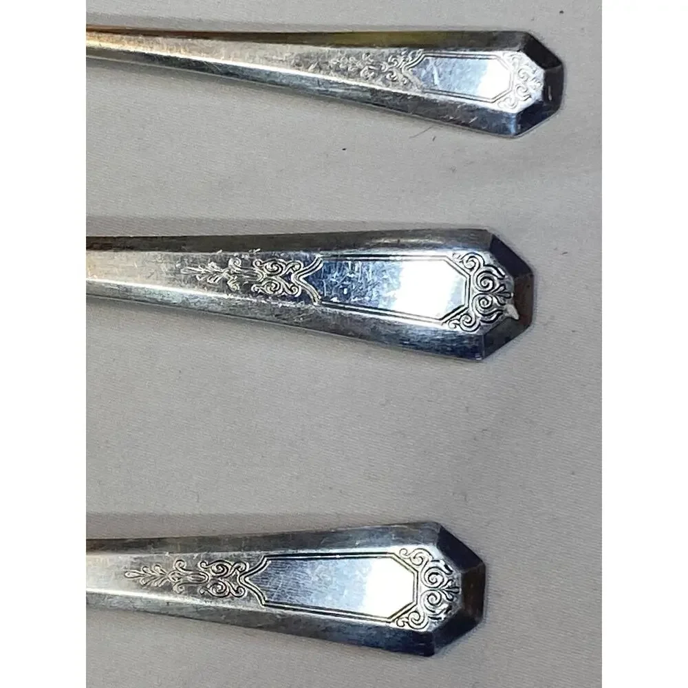 Vintage Rogers La France silverplate 9 Pieces Flatware 1920